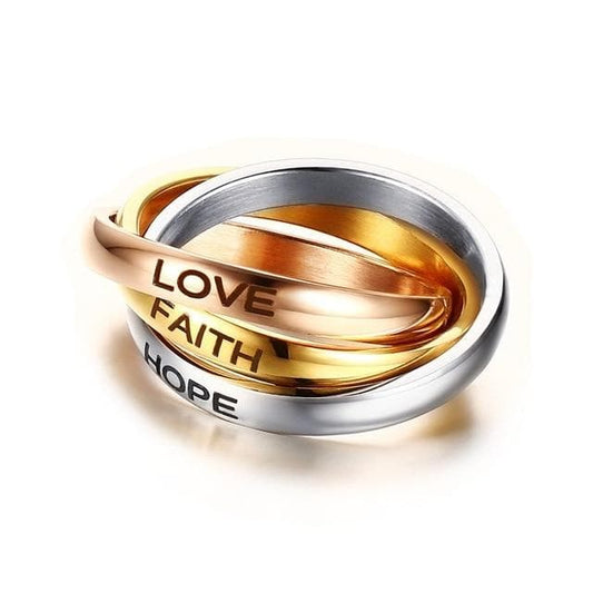 FAITH LOVE HOPE 3-IN-1 RING