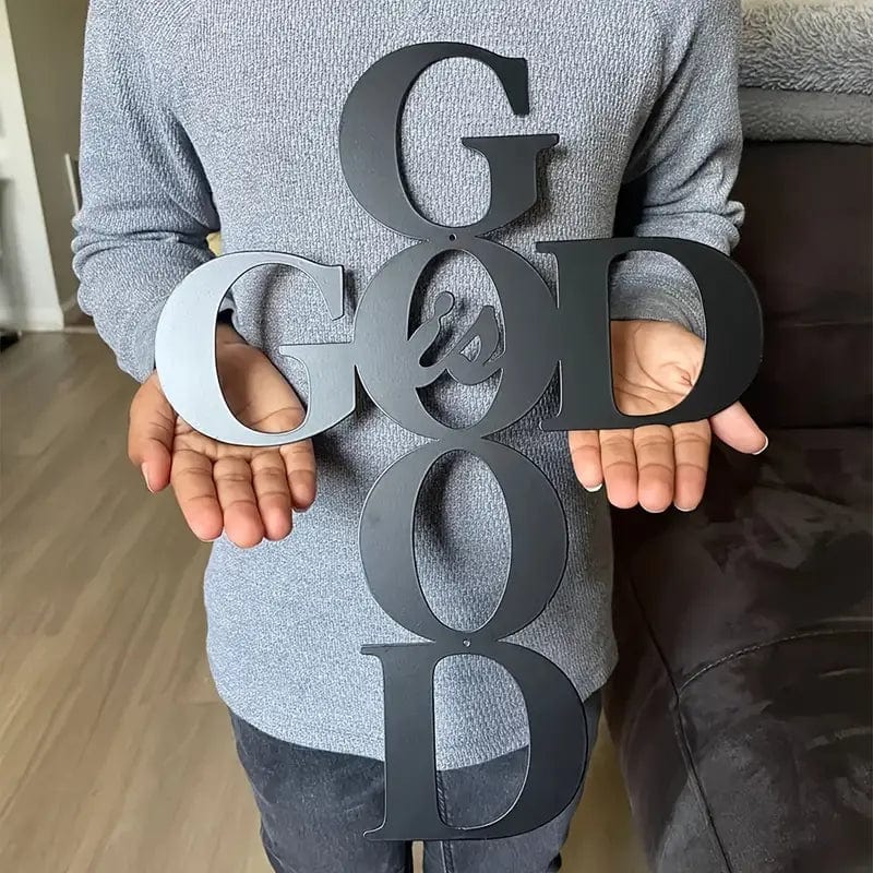 God Is Good" Handmade Metal Wall Decor