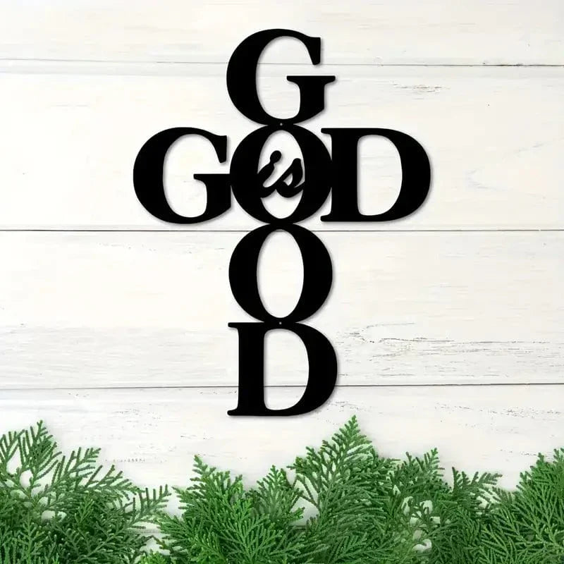 God Is Good" Handmade Metal Wall Decor