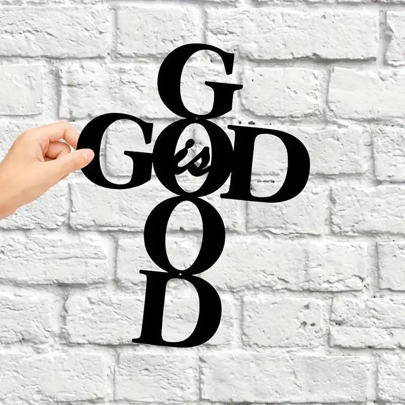 God Is Good" Handmade Metal Wall Decor