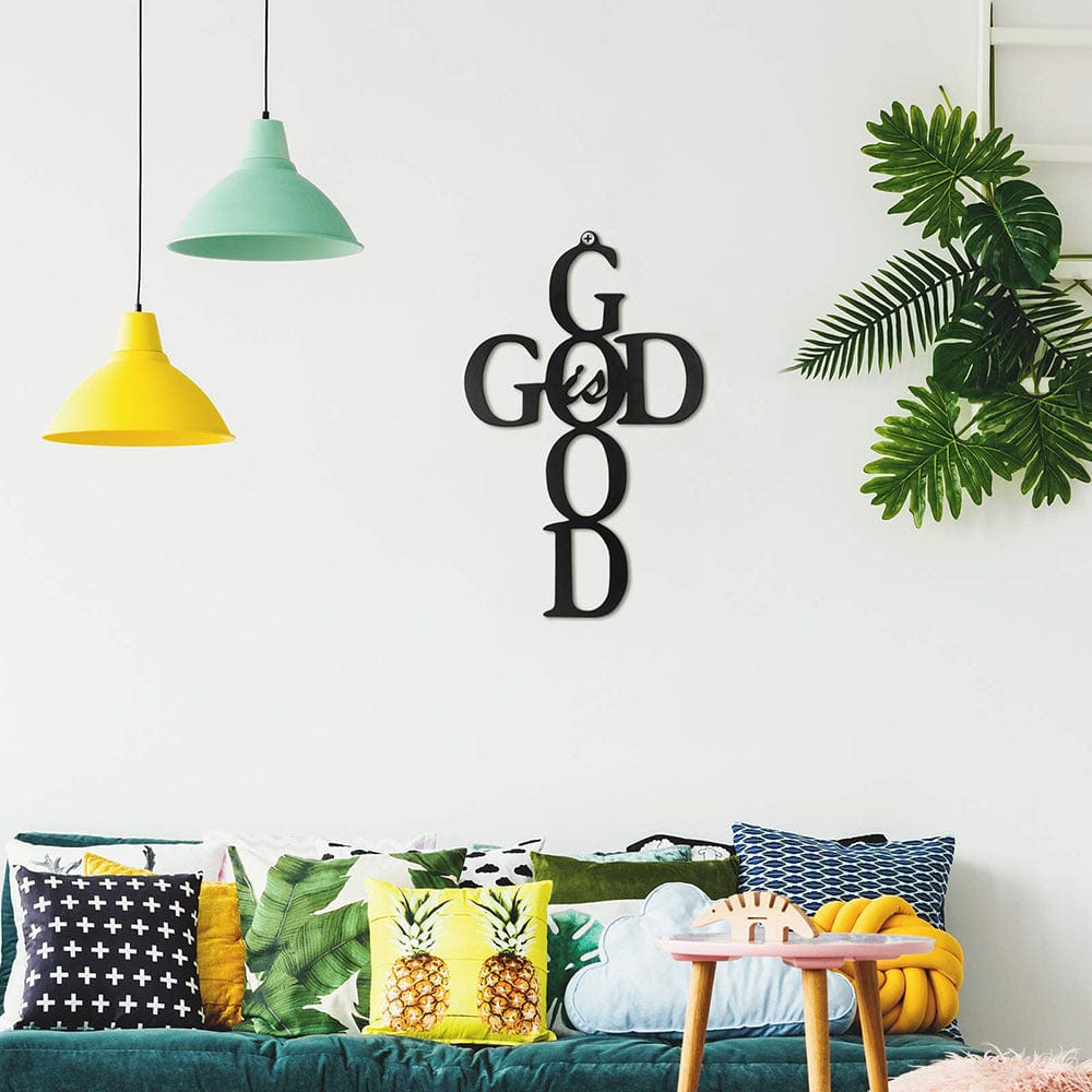 God Is Good" Handmade Metal Wall Decor