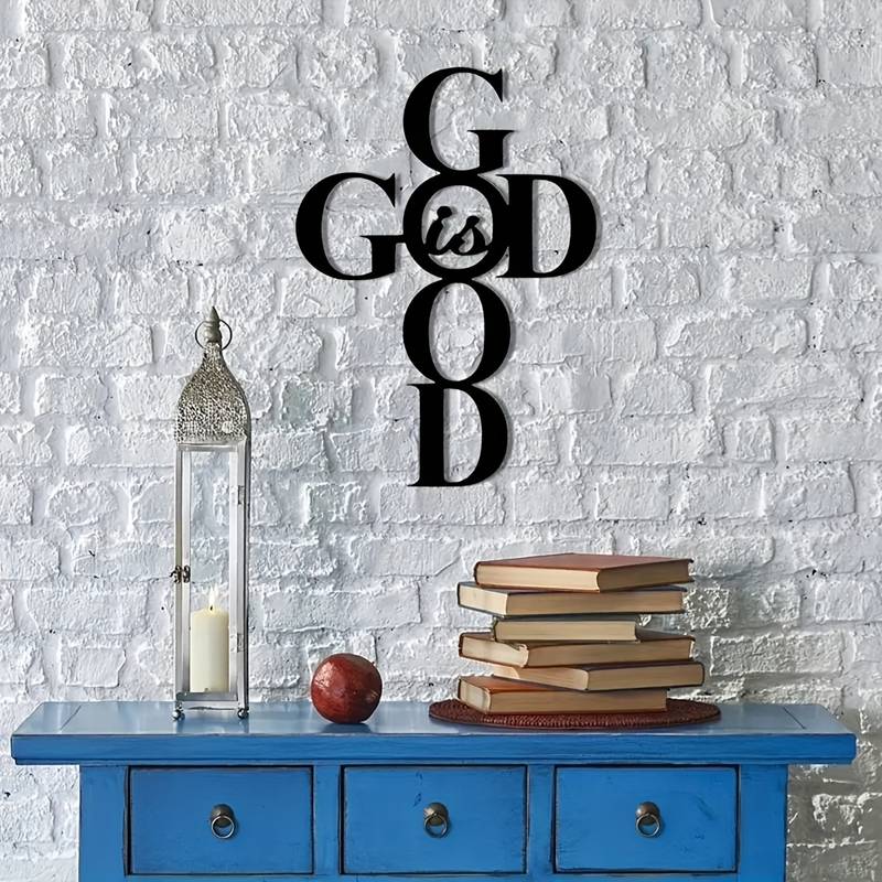 God Is Good" Handmade Metal Wall Decor