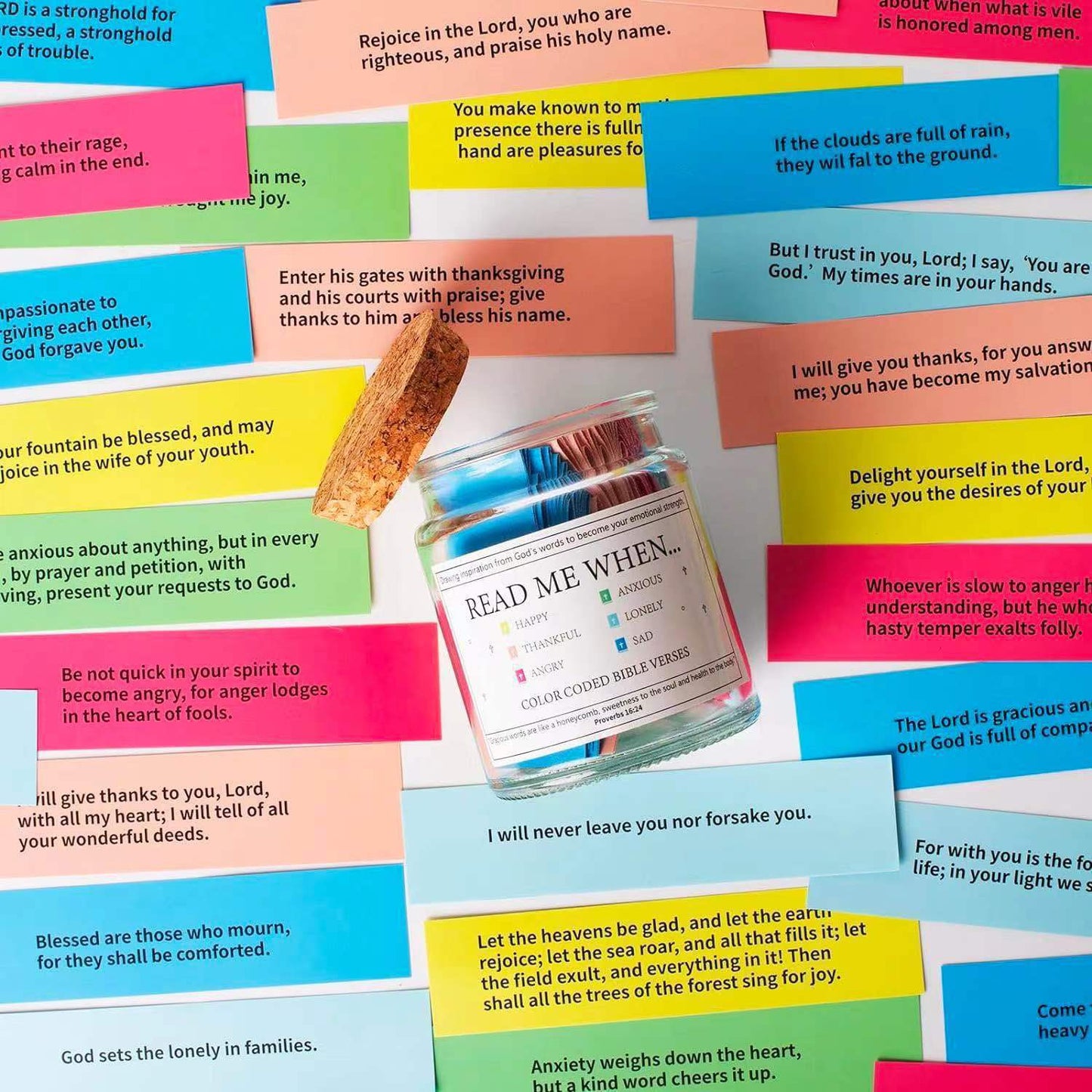 The Handmade 90 Day Bible Verses Jar offers a daily dose of inspiration