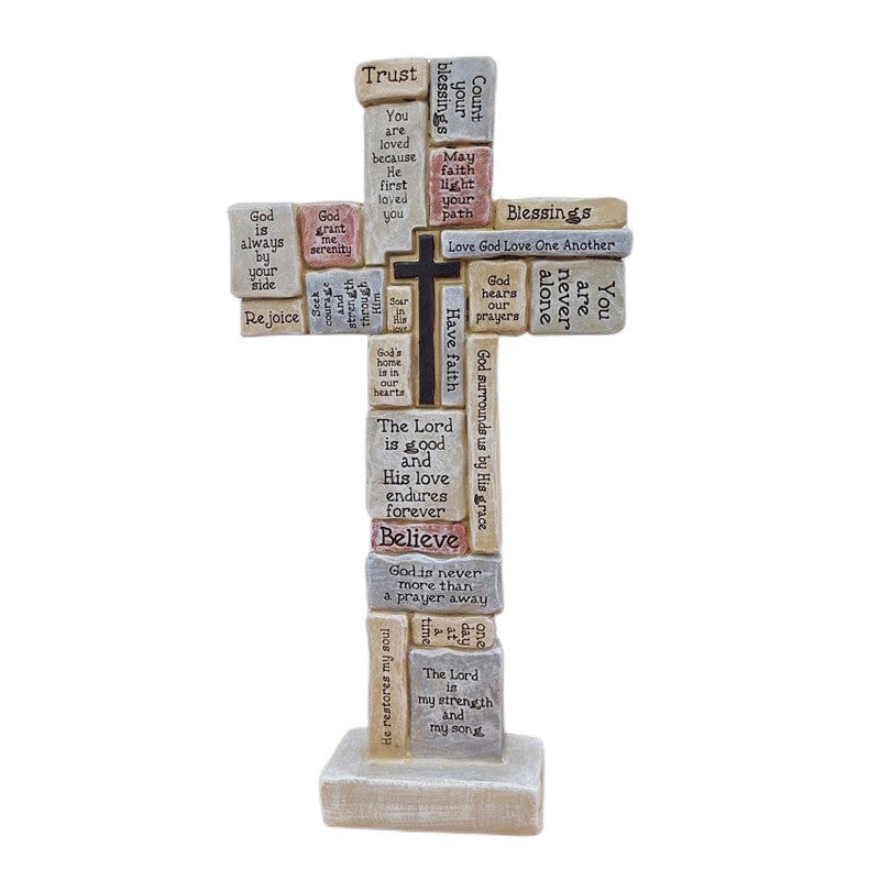 Divine Faith Cross – Handmade Statue