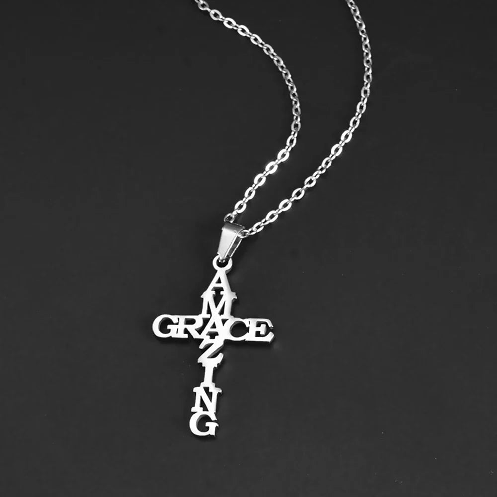 ENDURING GRACE CROSS NECKLACE