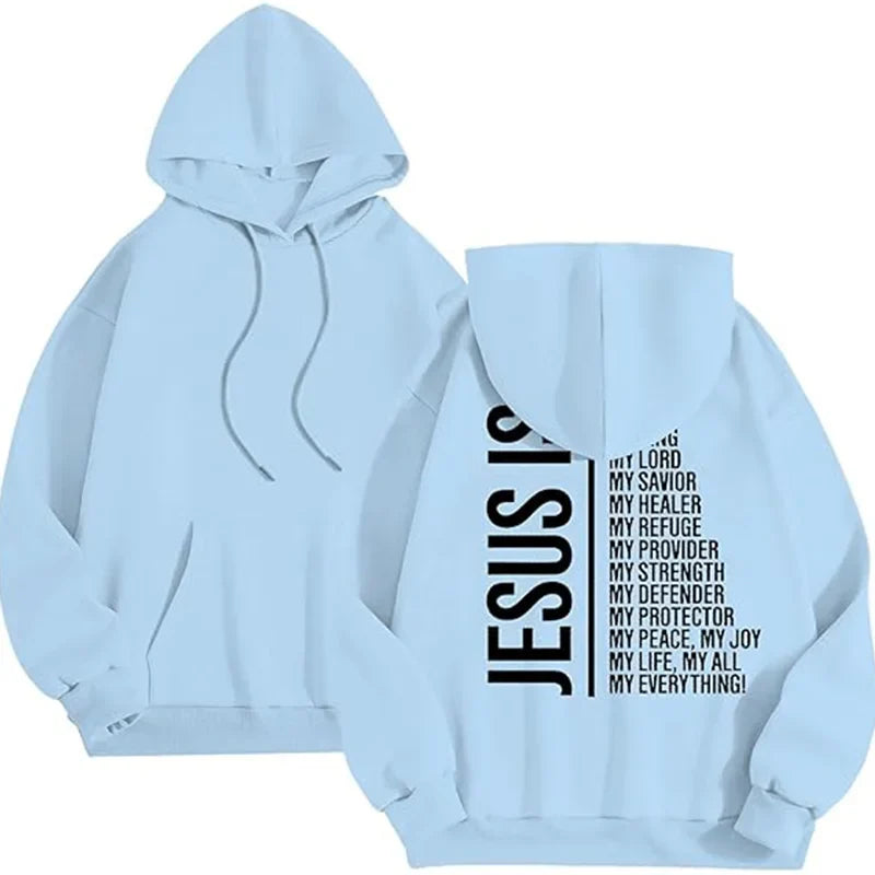 "Jesus Is My Everything" Christian Hoodie – Men's Faith Pullover