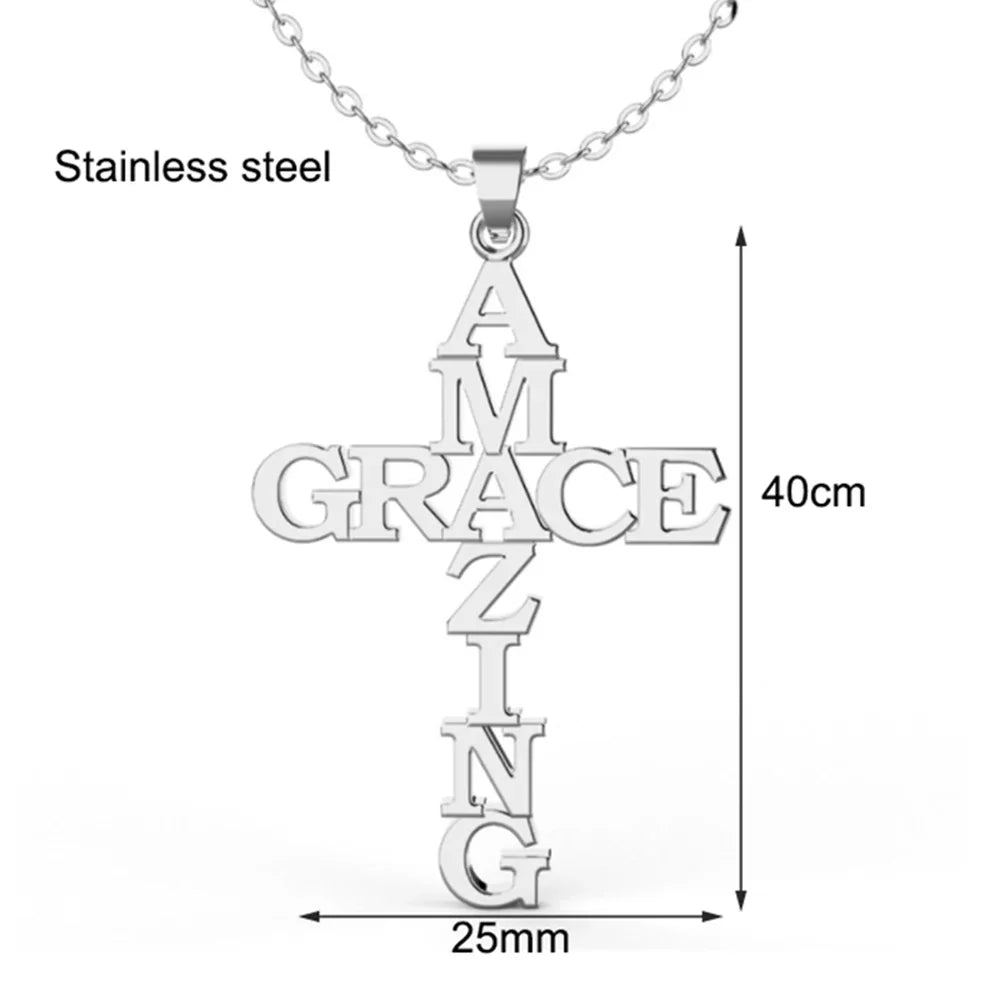 ENDURING GRACE CROSS NECKLACE