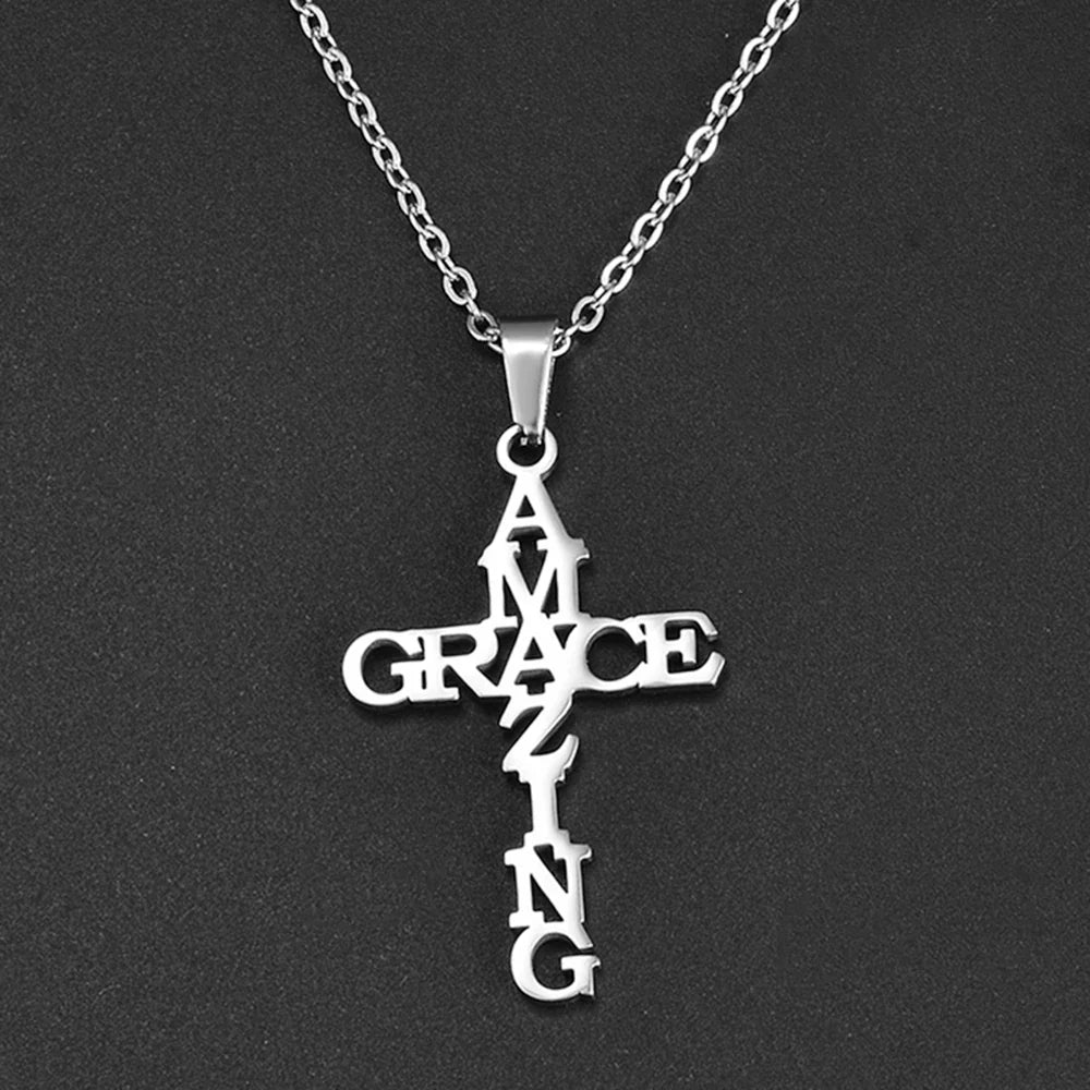 ENDURING GRACE CROSS NECKLACE