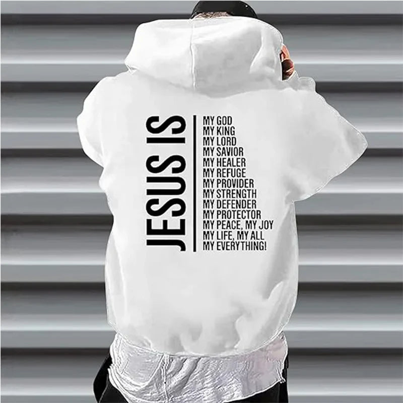 "Jesus Is My Everything" Christian Hoodie – Men's Faith Pullover