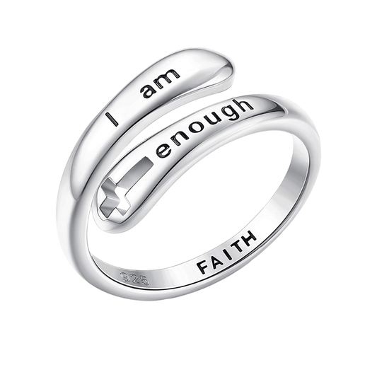 I AM ENOUGH" ADJUSTABLE RING