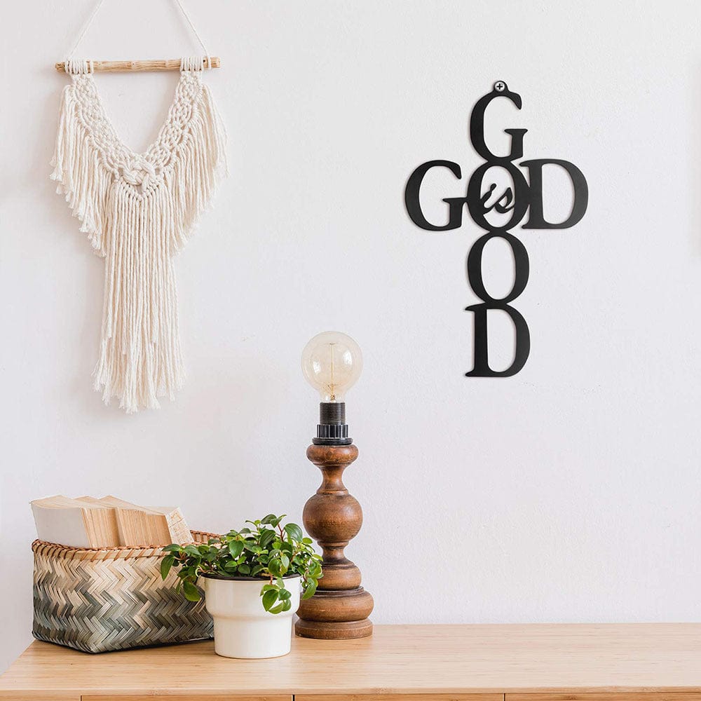 God Is Good" Handmade Metal Wall Decor