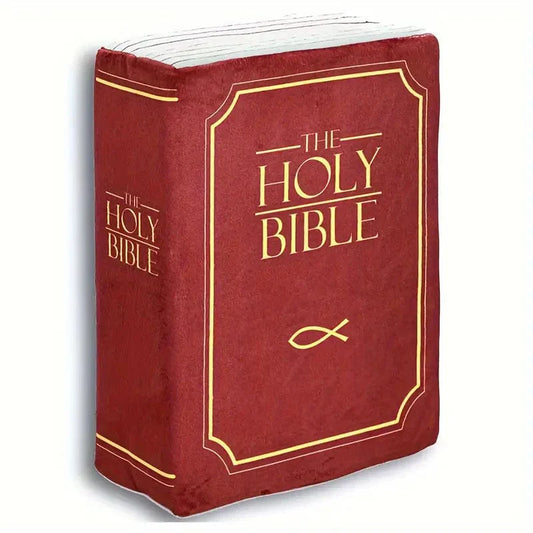 THE HOLY BIBLE SQUISHY PILLOW (HUGGABLE SIZE)